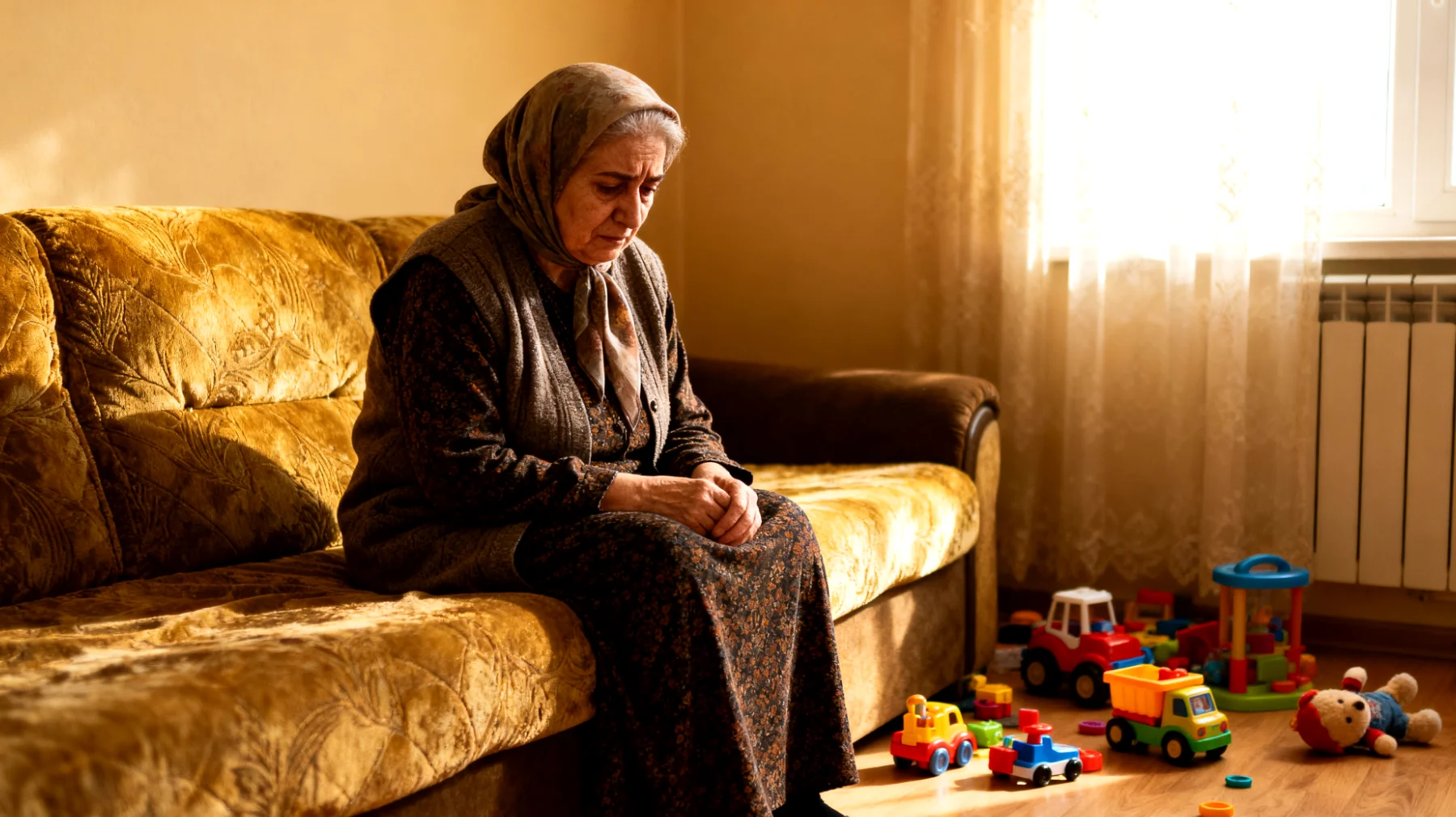 Büyükanne, torunlarına yeterince iyi bakamadığını ve onların ihtiyaçlarını tam olarak karşılayamadığını düşünerek yoğun suçluluk duyguları yaşıyor."